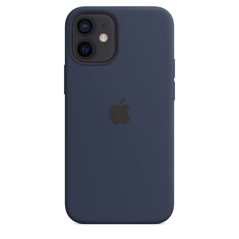 Apple Silicone Case на iPhone 12 Mini (Темный ультрамарин)