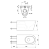 Delabie 160710 Унитаз подвесной
