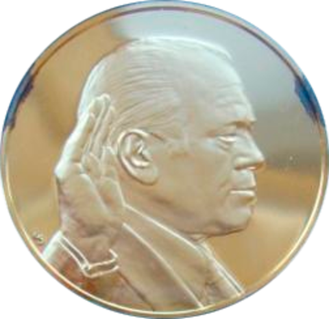 США медаль 1974 Инаугурация Джеральда Форда 38-й президент США ПРУФ СЕРЕБРО