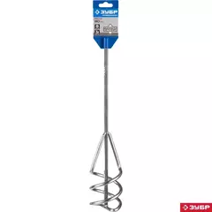 ЗУБР 80 х 400 мм, шестигранный хвостовик, миксер для песчано-гравийных смесей, Профессионал (06033-08-40)