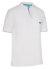 Теннисное поло Australian Open Polo Pocket AO Logo - cream