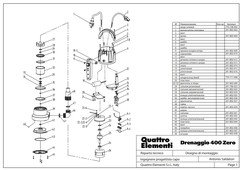 Насос дренажный QUATTRO ELEMENTI Drenaggio 400 Zero (400 Вт, 7000 л/час, 7 м, )