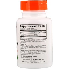 Doctor's Best, Наттокиназа, 2000 FU, 90 растительных капсул