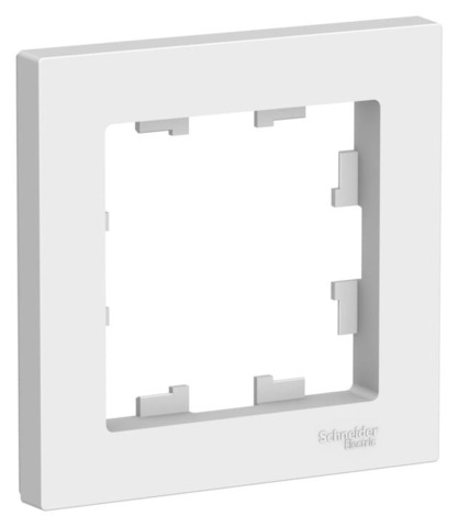 Рамка на 1 пост. Цвет Лотос. Schneider Electric(Шнайдер электрик). AtlasDesign. ATN001301