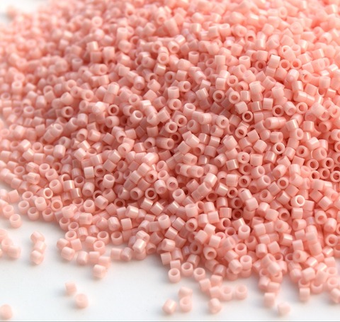 DBS-1493 Бисер цилиндрический Миюки делика 15/0 /Miyuki delica 15/0 Opaque Light Salmon