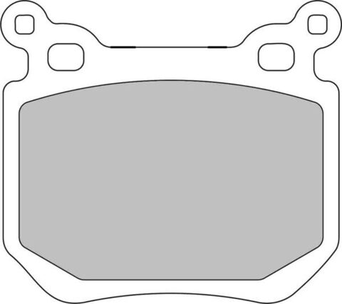 FCP4217H Тормозные колодки дисковые спортивые DS2500