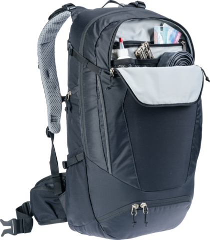 Картинка рюкзак велосипедный Deuter Trans Alpine 32 EL Black - 9