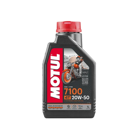 МАСЛО МОТОРНОЕ MOTUL 20W50 7100 4T SN/MA2 - 1 Л 104103