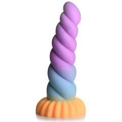 Фантазийный фаллоимитатор Mystique Unicorn - 21 см. - 