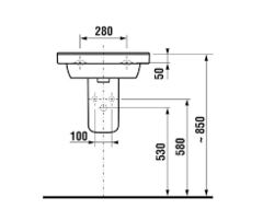 819951 ПОЛУПЬЕДЕСТАЛ LAUFEN PRO
