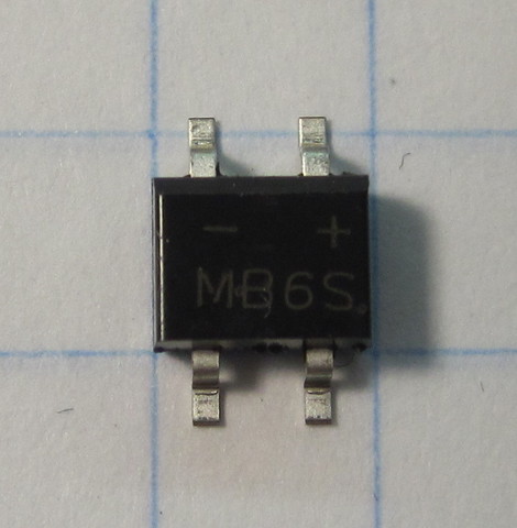 MB6S 600V, 0,5A