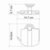 Держатель туалетной бумаги Wasserkraft K-7025