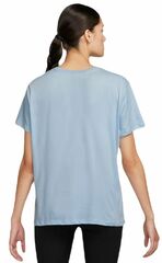 Женская теннисная футболка Nike Slam Dri-Fit Swoosh Top - light armory blue
