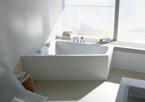 Duravit 760220002001000/PA8710062/790202000001000 Гидромассажная ванна, Duravit, Paiova, шгв 1700*1300*460, струйная система, цвет ванный-белый, цвет панели-дуб антрацит