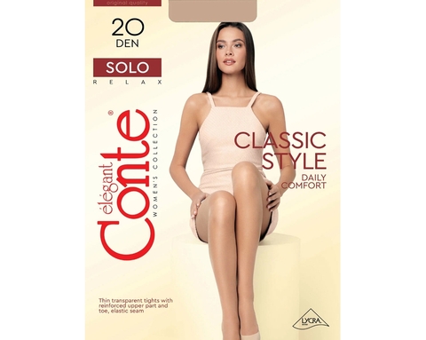 Колготки женские 20 Den Solo, р.2 Natural Conte