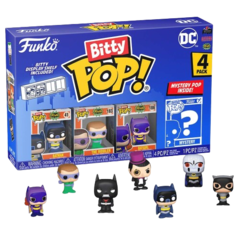 Фигурка Funko Bitty POP! DC Comics S4 Batman+The Riddler+Batgirl+Mystery