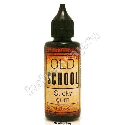 Жидкость OLD SCHOOL - Sticky Gum 3 мг никотина