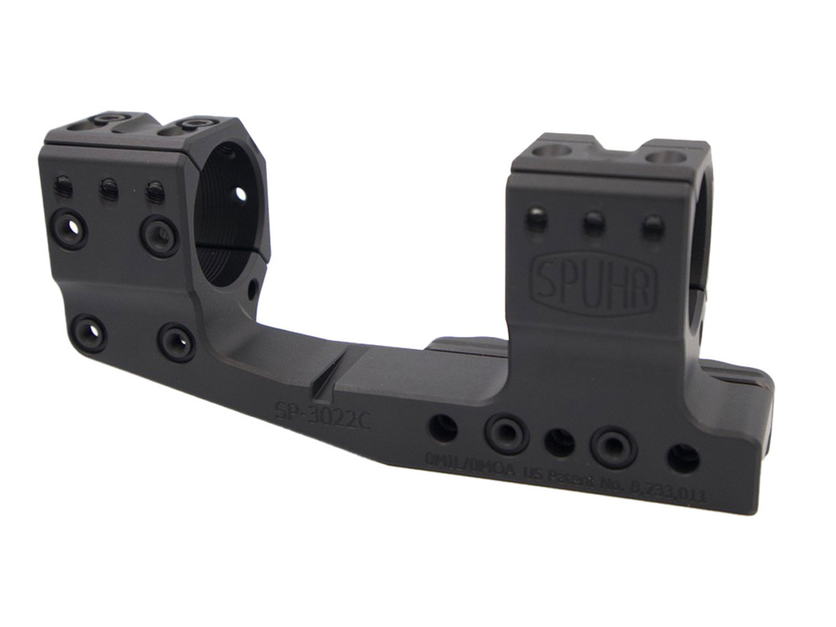 Кронштейн с выносом SPUHR Cantilever Scope Mount Gen3 30мм на Picatinny, высота 23мм, без наклона