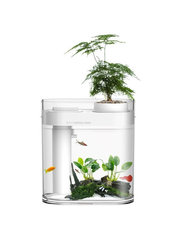 Акваферма 10 л (фильтр, крышка, грунт) Xiaomi Geometry Fish Tank Aquaponics Ecosystem (HF-JHYG001)