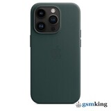 Apple Leather Case with MagSafe iPhone 14 Pro Forest Green «Зелёный лес» MPPH3ZM/A