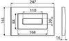 Alcaplast M478 Клавиша смыва для унитаза