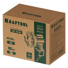 KRAFTOOL 3D-Mini, 65/38 мм, многофункциональные настольные тиски (32714-65)