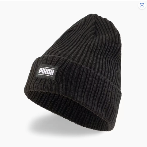 Шапка Puma Ribbed Classic Cuff Beanie Puma Black