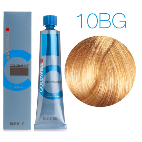 Goldwell Colorance 10BG (золотисто-бежевый блондин) - тонирующая крем-краска