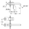 Смеситель для раковины встраиваемый Grohe Essence 19408DC1