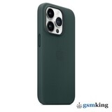 Apple Leather Case with MagSafe iPhone 14 Pro Forest Green «Зелёный лес» MPPH3ZM/A