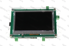 Индикатор лифтовый TFT (табло в приказной пост/модуль кабины лифта) ECS4+D с дисплеем 4.3 дюйма, с точечной черно-белой индикацией, станция управления ШК 6000