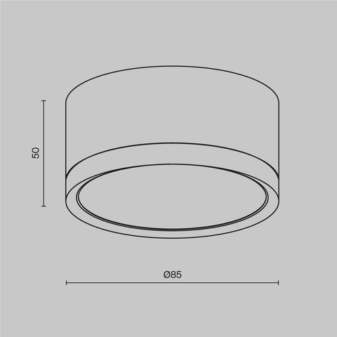 Потолочный светильник Maytoni Hoop C086CL-GX53-SRD-WS
