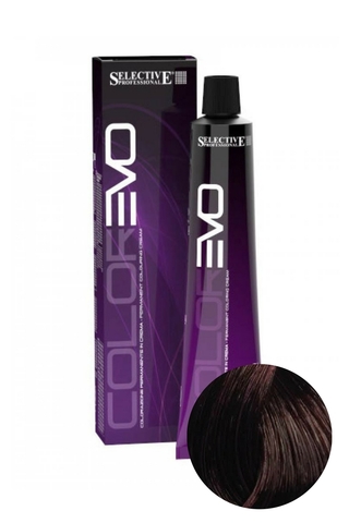 Краска для волос ColorEVO 4.65 (Каштановый красно-махагоновый), Selective, 100 мл