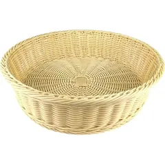 Корзина для хлеба кругл.d=40см.h=10 см.беж.полиротанг MGprof , 69557