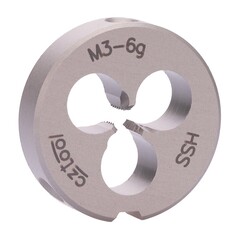 Плашка М 3,0х0,5 DINEN22568 HSS 6g 20х5мм (Стружколом) Bucovice(CzTool) 270030