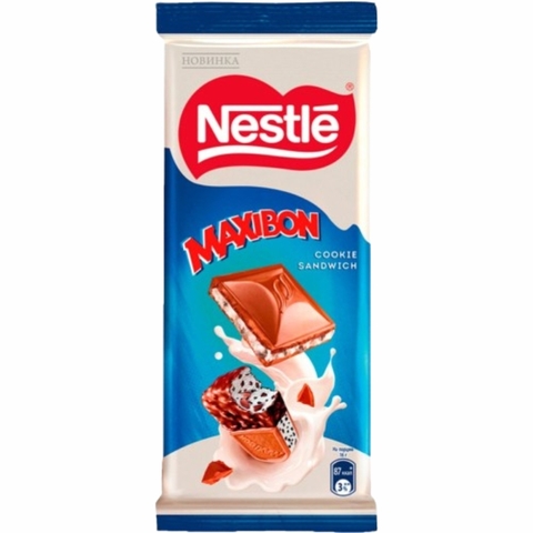 Шоколад NESTLE Maxibon Молочный Мороженое 80 г РОССИЯ