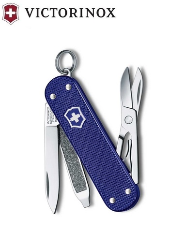 Нож-брелок Victorinox Classic Alox Colors, Night Dive (0.6221.222G)