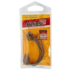 Купить рыболовный крючок офсетный Helios B-93 №7/0 цвет BC (5 шт) HS-B-93-7/0
