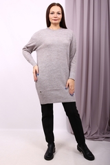 Туника женская 1238 Коричневый меланж 127 Olsarri (Акция)