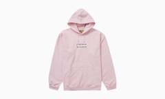 Supreme Burberry Box Logo Hooded Sweatshirt "Light Pink"