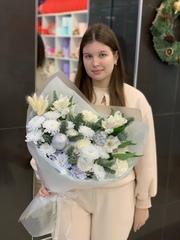 Букет цветов Снегурочка