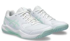 Женские теннисные кроссовки Asics Gel-Dedicate 8 - white/pale blue