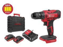 Аккумуляторная дрель-шуруповёрт BD 1820-1Li WORTEX 0329209