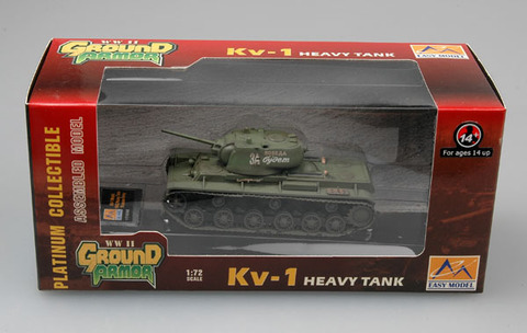 Модель Танк масштаб 1:72 КВ-1 1941 Армия СССР