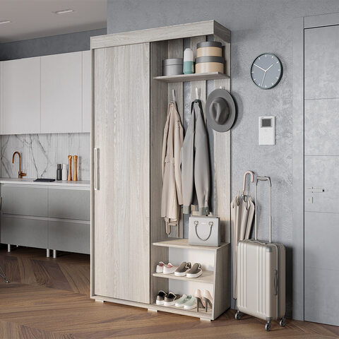 Прихожая Зара пр-01 ясень светлый