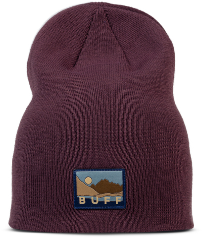 Картинка шапка вязаная Buff Knitted Lilon Long Burgundy - 1