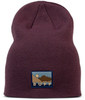 Картинка шапка вязаная Buff Knitted Lilon Long Burgundy - 1