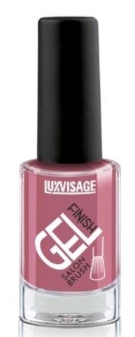 Gel finish Лак для ногтей тон 15 темно-розовый 9 г. Lux Visage