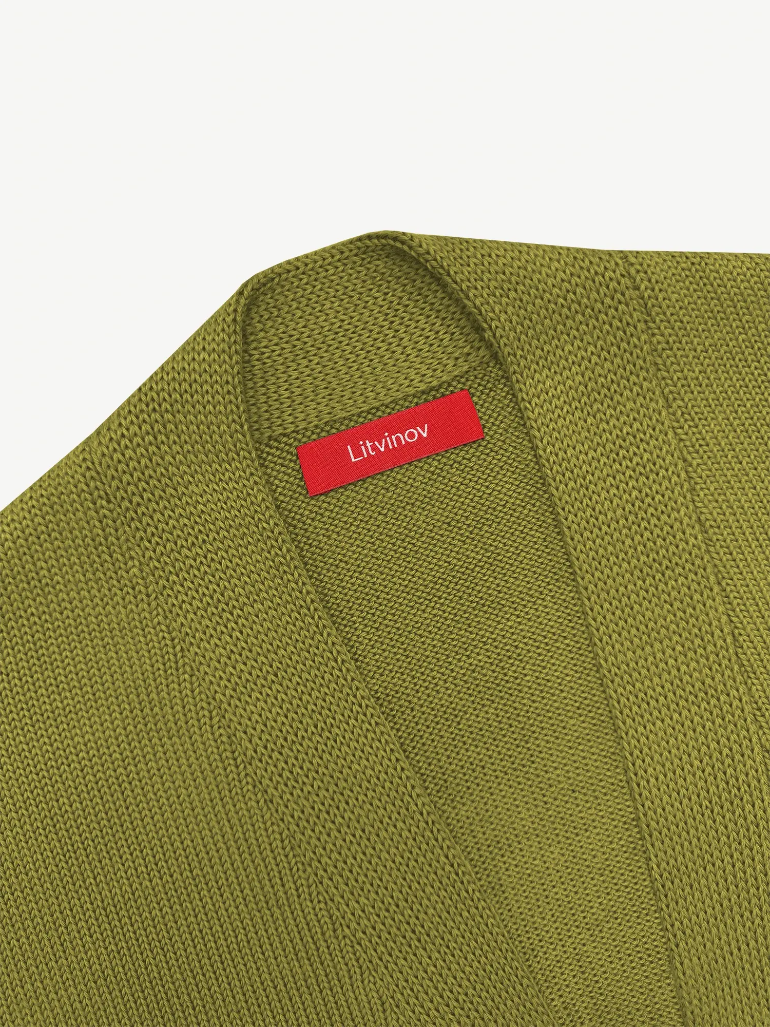 Кардиган с планкой из шелка