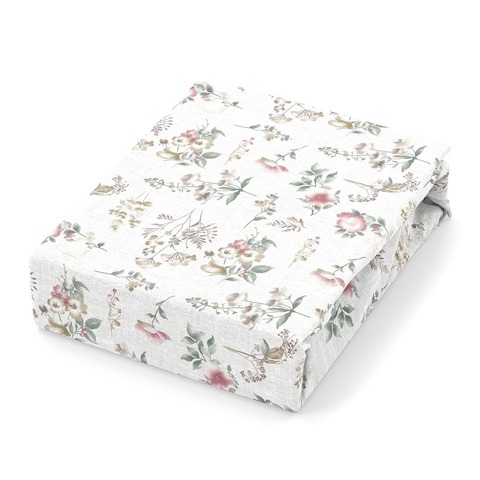 Простыня на резинке 200*90*25 JANIE, 100% хлопок